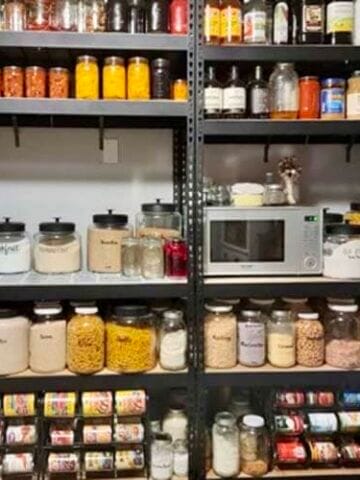 A snapshot of Amy's current pantry