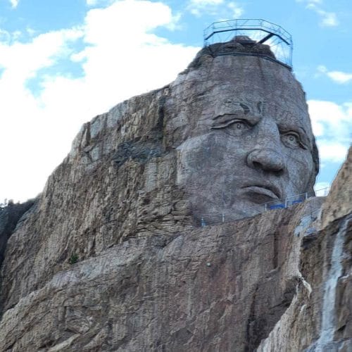 close-up-photo-of-Crazy-Horse-monument
