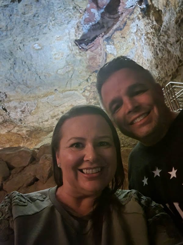 amy-and-mike-cross-hiking-Jewel-Cave-in-South-Dakota